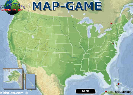 United State Of America Map Games
